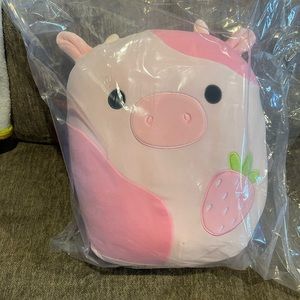 14” Reshma the strawberry cow Squishmallow